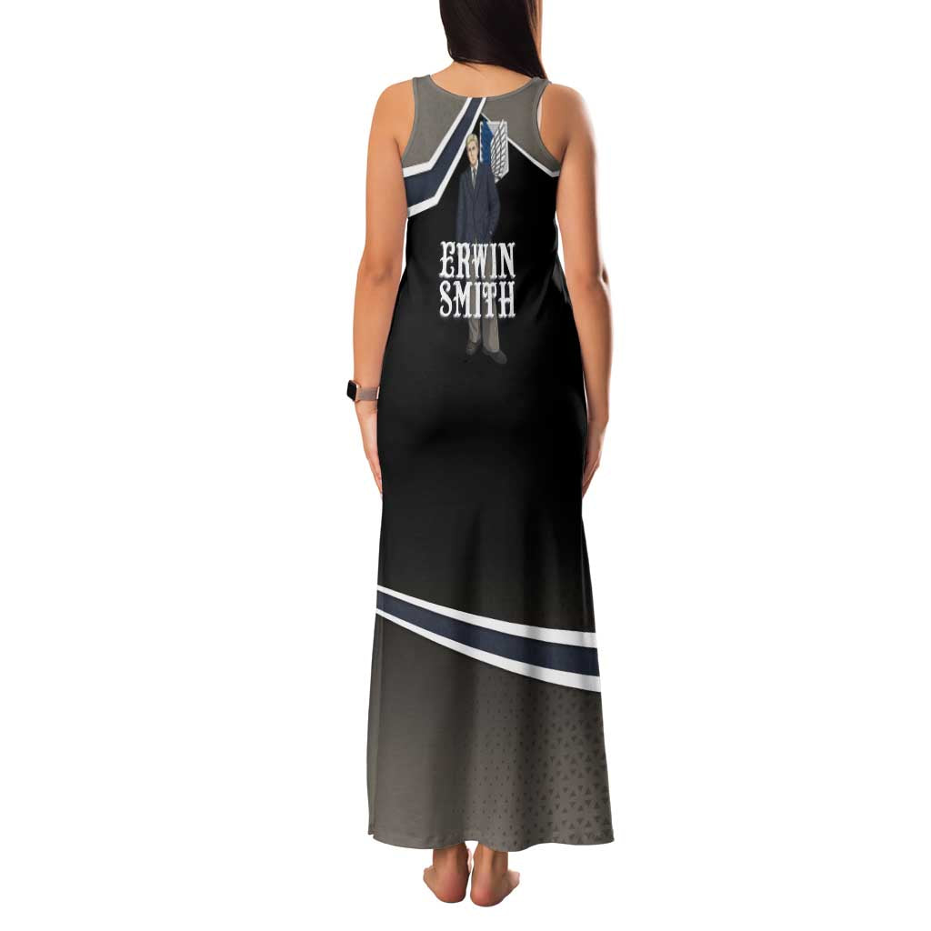 Erwin Smith Attack on Titan Family Matching Tank Maxi Dress and Hawaiian Shirt Anime Executive Suit Aesthetic