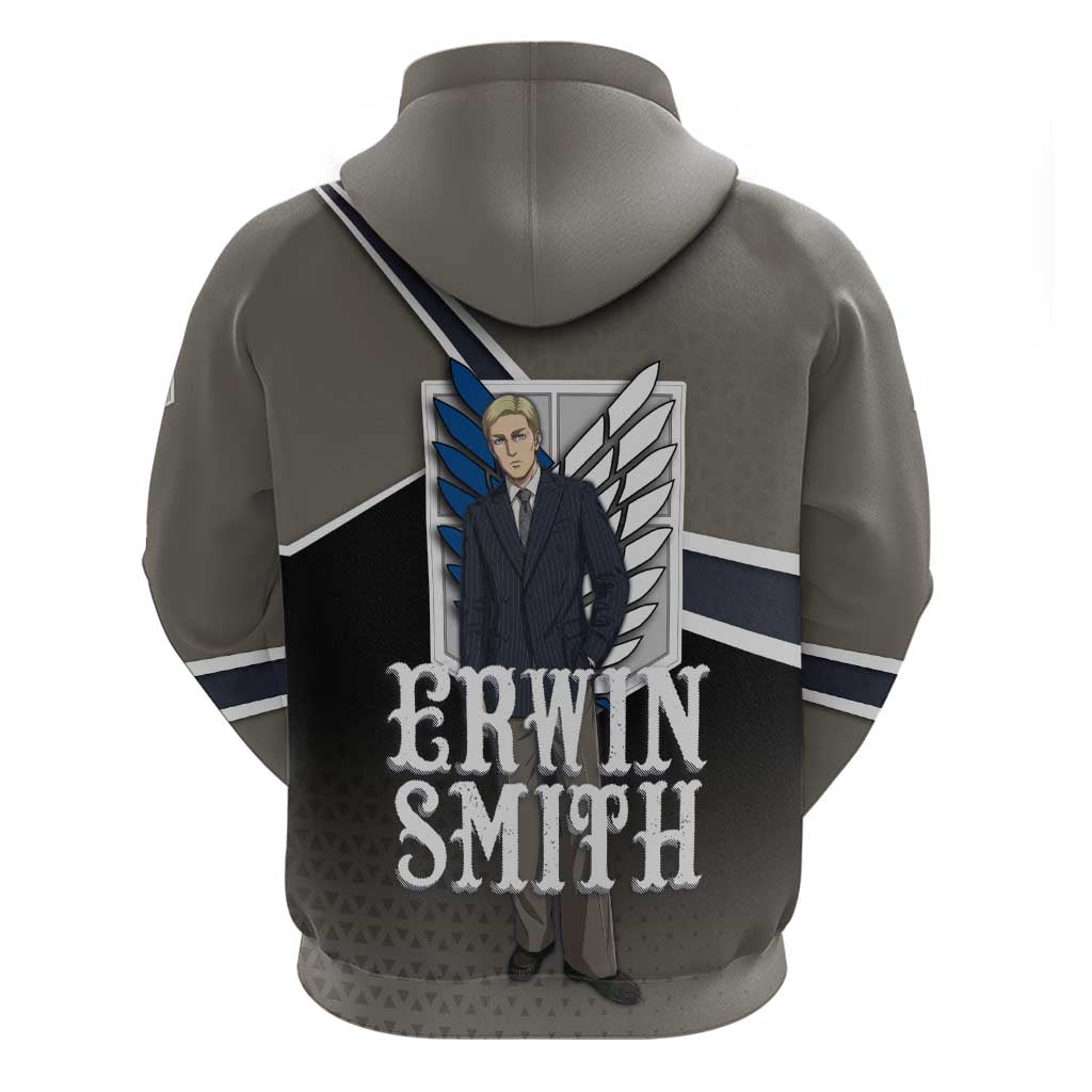Erwin Smith Attack on Titan Hoodie Anime Executive Suit Aesthetic