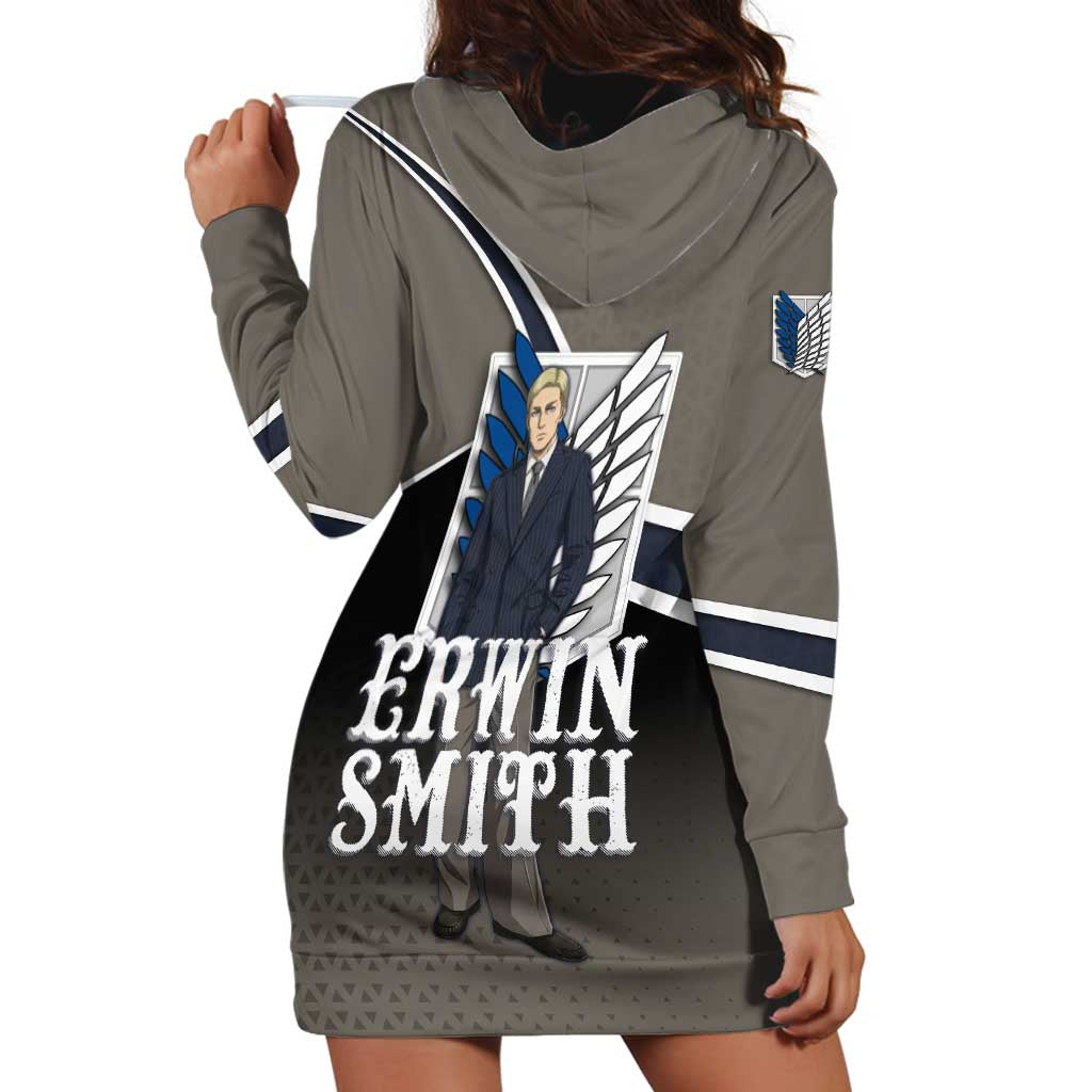 Erwin Smith Attack on Titan Hoodie Dress Anime Executive Suit Aesthetic