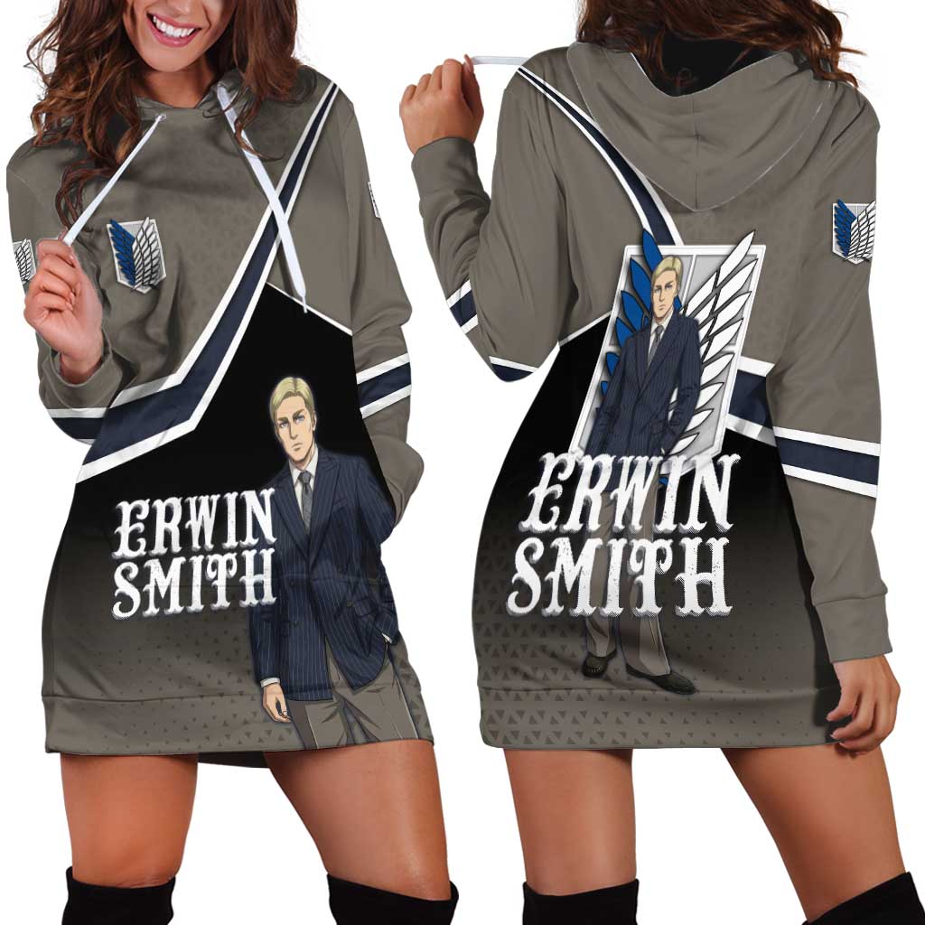 Erwin Smith Attack on Titan Hoodie Dress Anime Executive Suit Aesthetic
