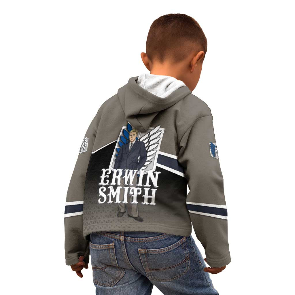 Erwin Smith Attack on Titan Kid Hoodie Anime Executive Suit Aesthetic