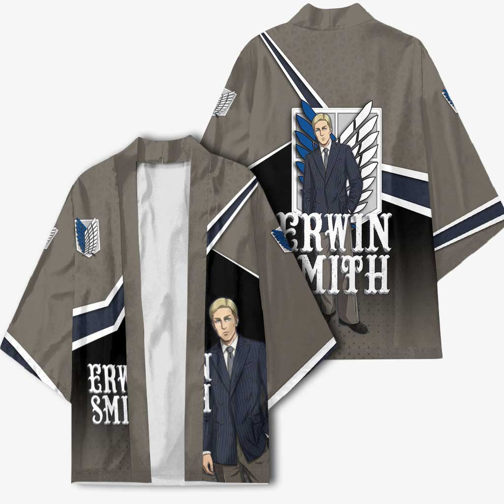 Erwin Smith Attack on Titan Kimono Anime Executive Suit Aesthetic