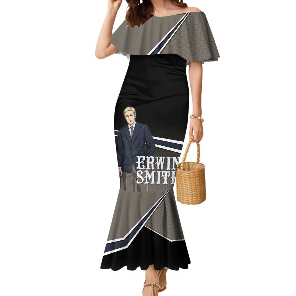 Erwin Smith Attack on Titan Mermaid Dress Anime Executive Suit Aesthetic