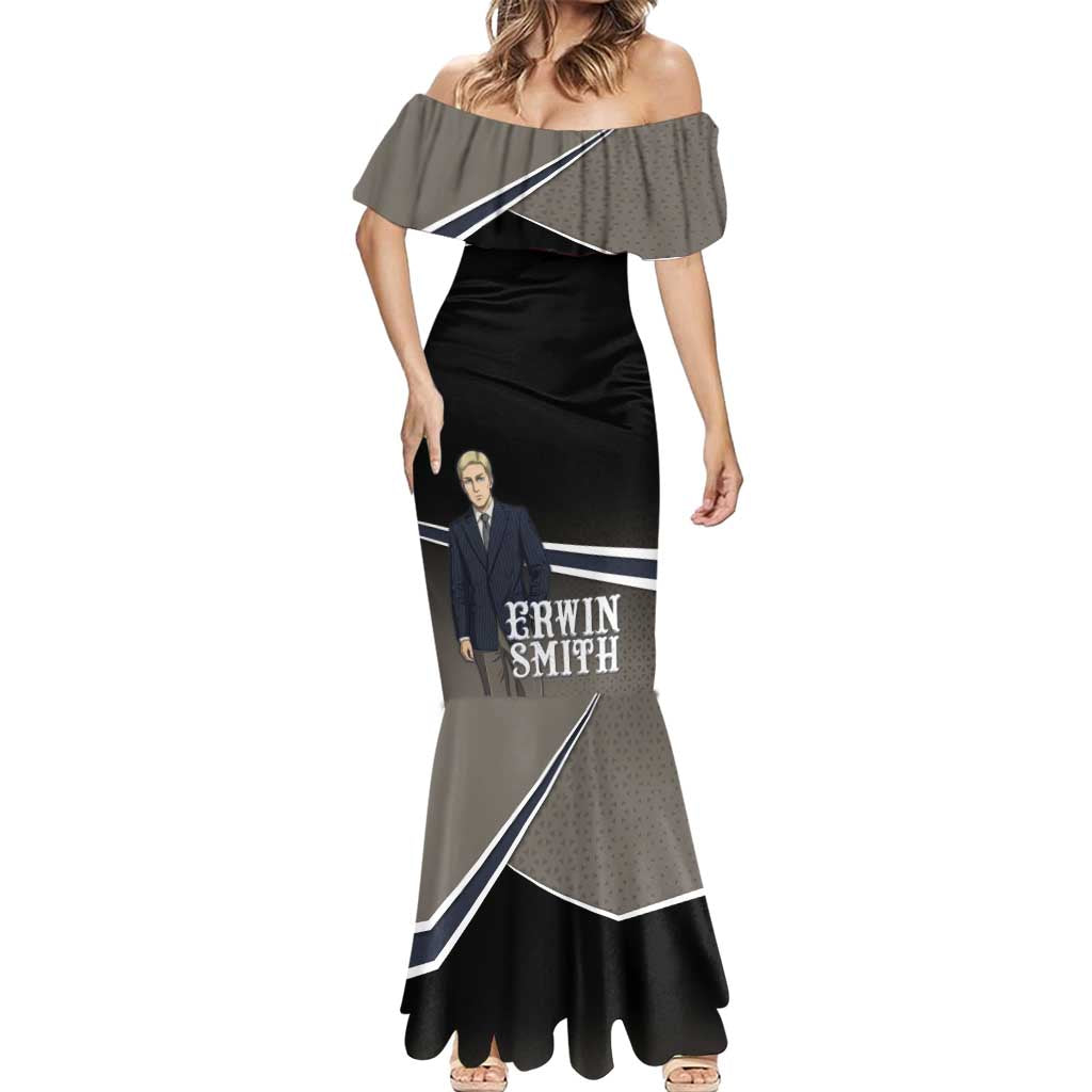 Erwin Smith Attack on Titan Mermaid Dress Anime Executive Suit Aesthetic