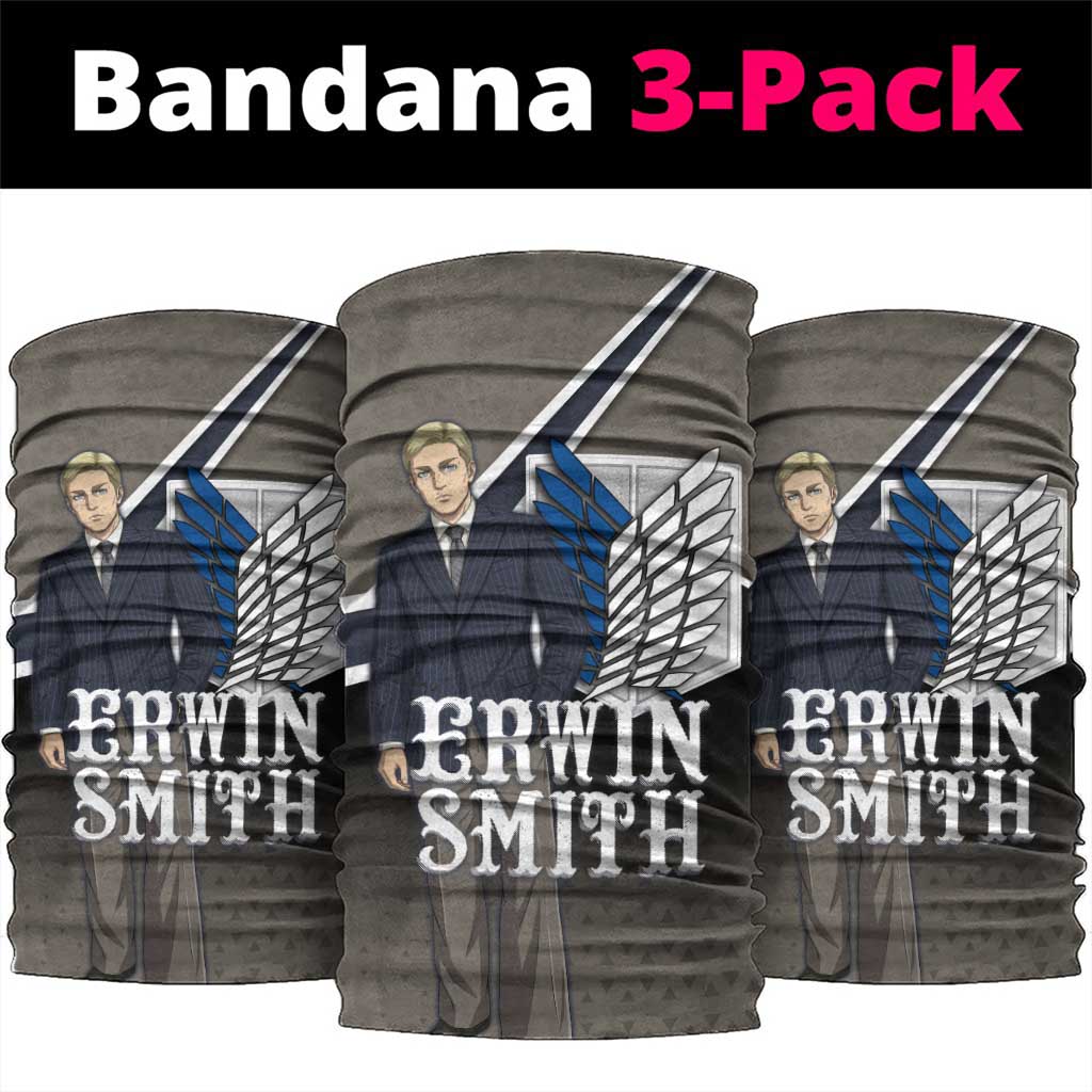 Erwin Smith Attack on Titan Neck Gaiter Anime Executive Suit Aesthetic