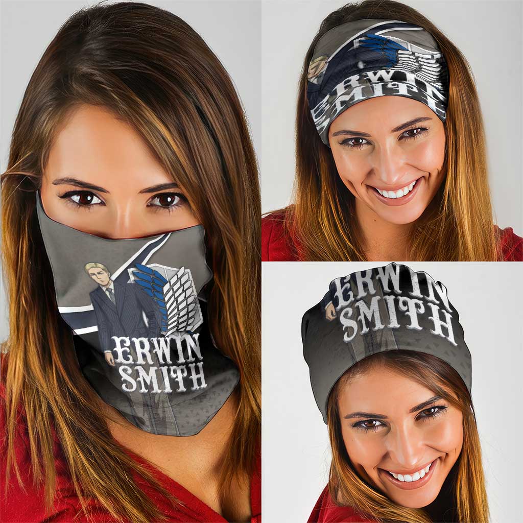 Erwin Smith Attack on Titan Neck Gaiter Anime Executive Suit Aesthetic