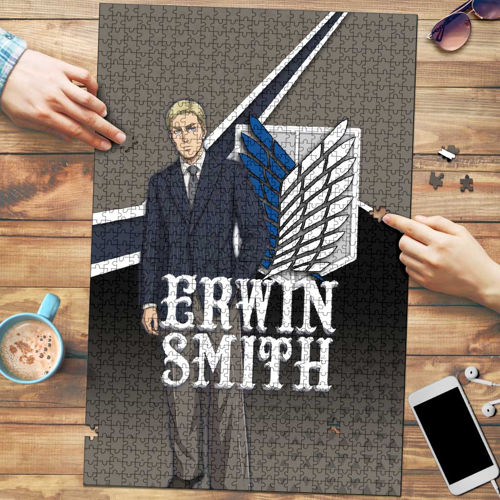 Erwin Smith Attack on Titan Puzzle Anime Executive Suit Aesthetic