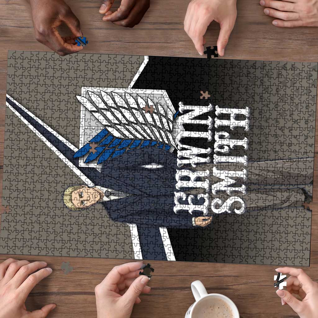 Erwin Smith Attack on Titan Puzzle Anime Executive Suit Aesthetic