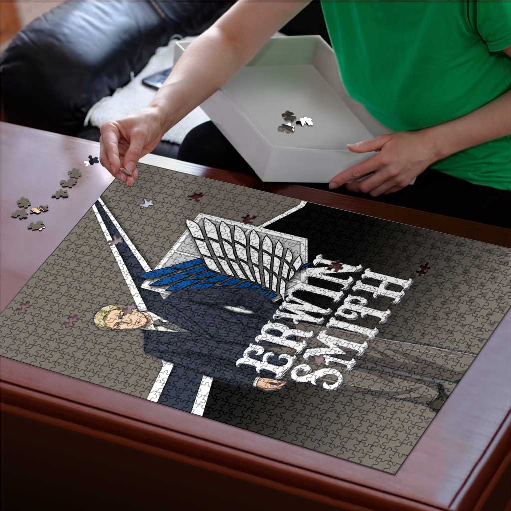 Erwin Smith Attack on Titan Puzzle Anime Executive Suit Aesthetic