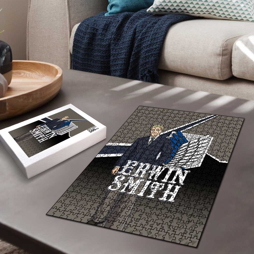 Erwin Smith Attack on Titan Puzzle Anime Executive Suit Aesthetic