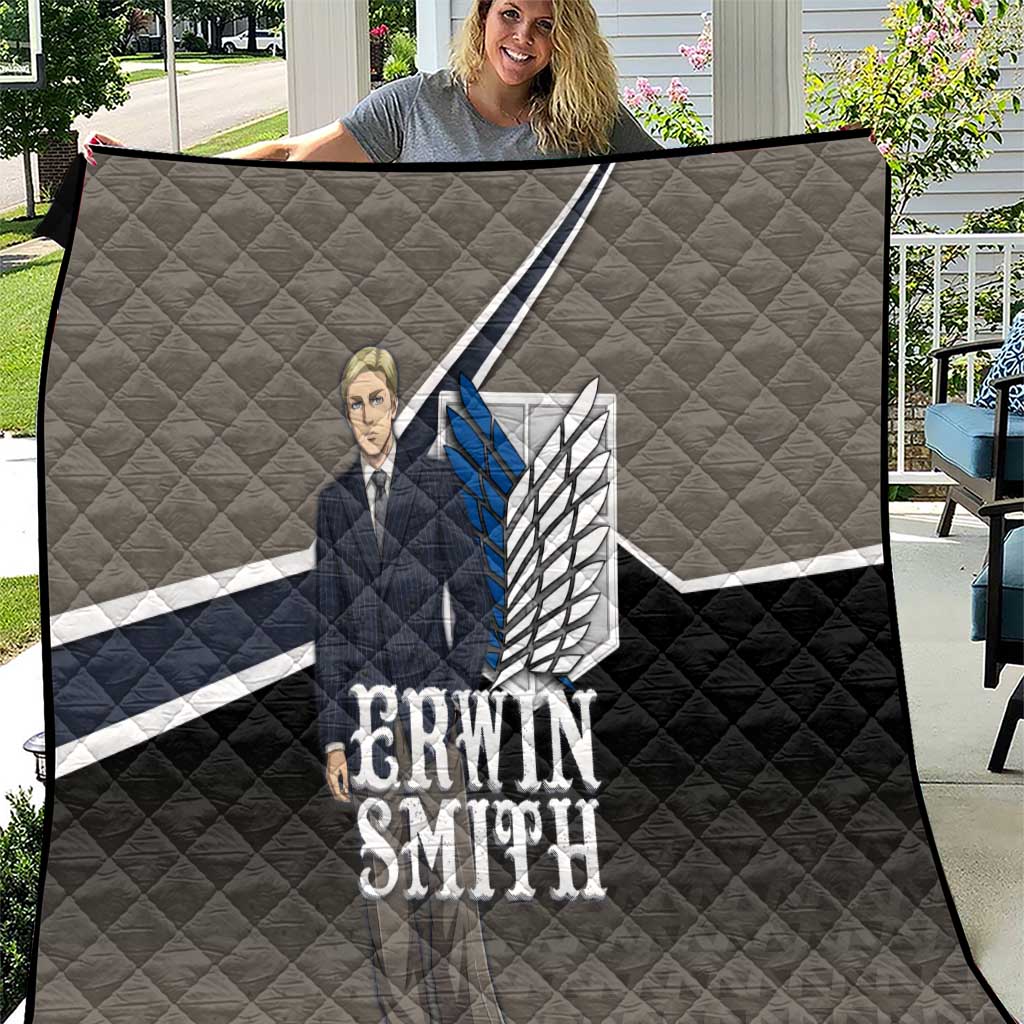 Erwin Smith Attack on Titan Quilt Anime Executive Suit Aesthetic