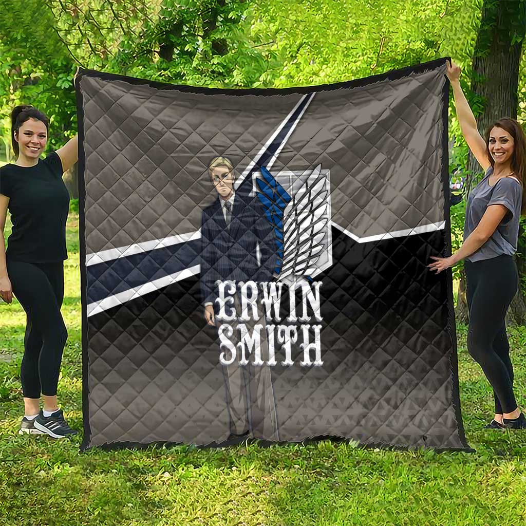 Erwin Smith Attack on Titan Quilt Anime Executive Suit Aesthetic