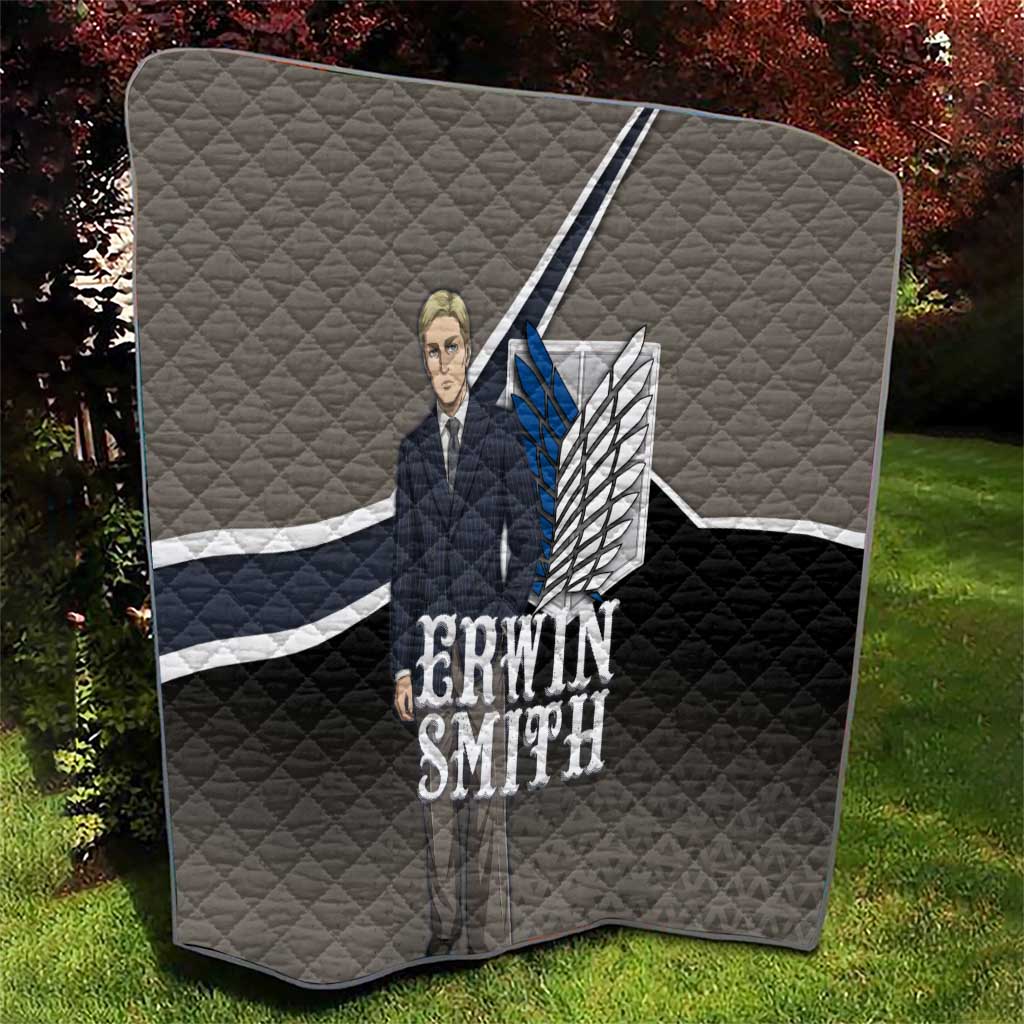 Erwin Smith Attack on Titan Quilt Anime Executive Suit Aesthetic