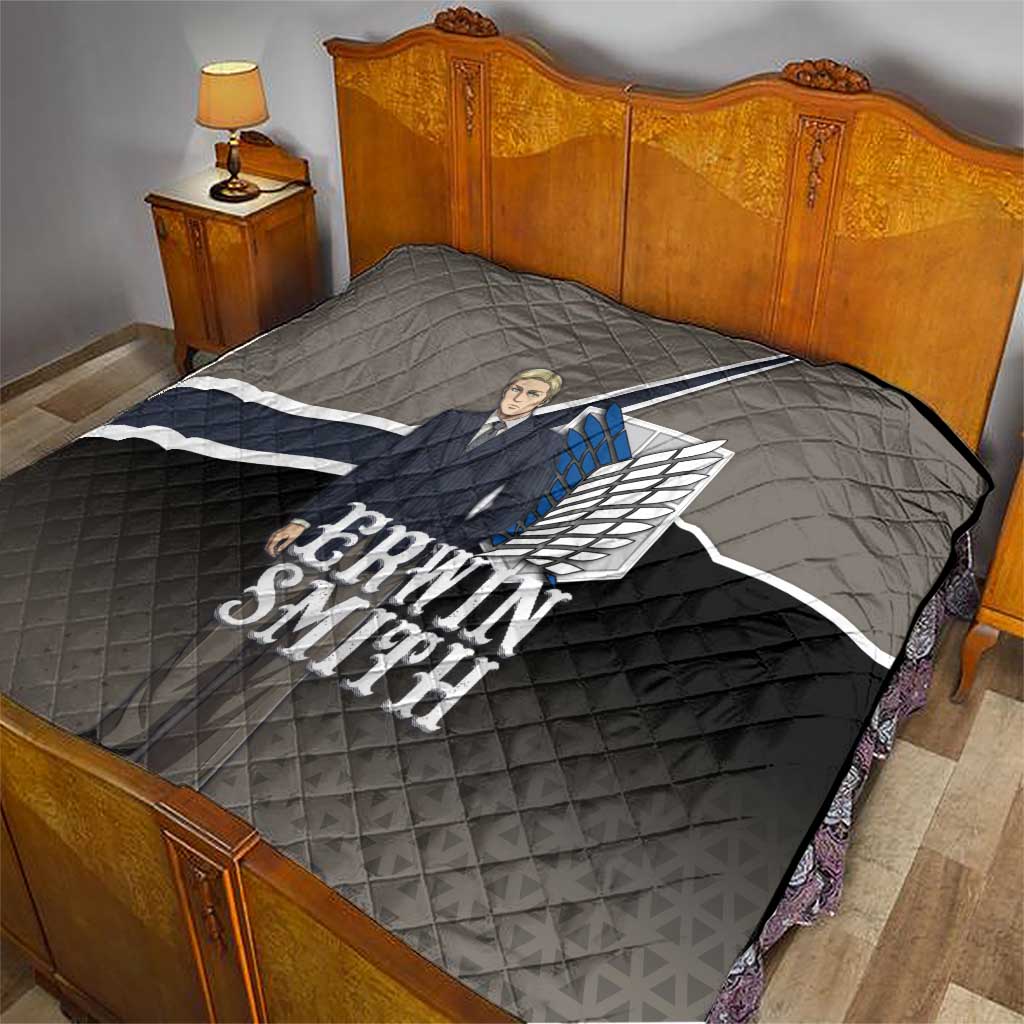 Erwin Smith Attack on Titan Quilt Anime Executive Suit Aesthetic