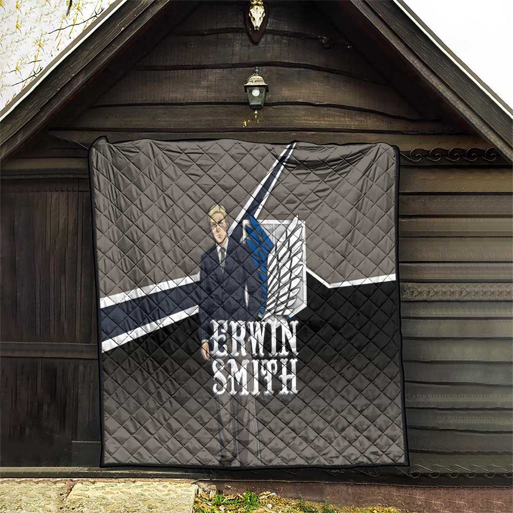 Erwin Smith Attack on Titan Quilt Anime Executive Suit Aesthetic