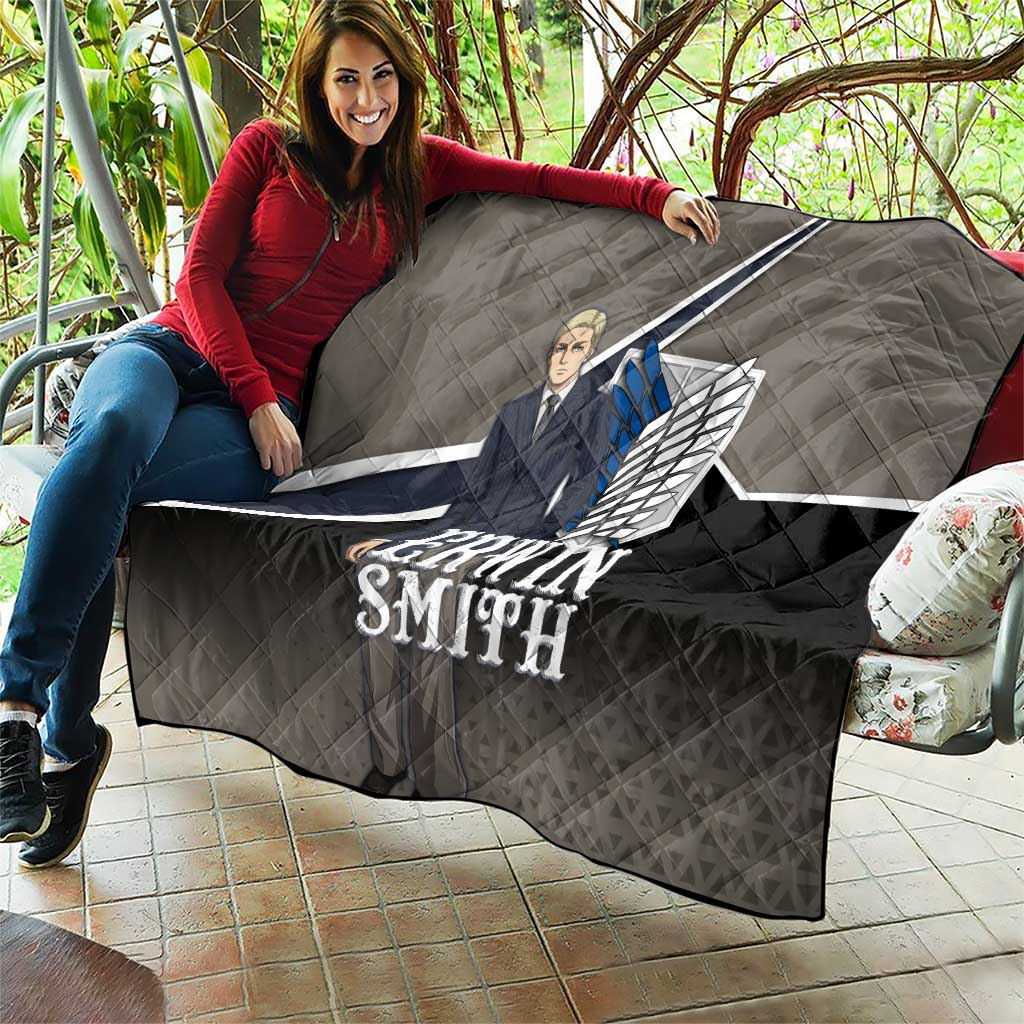 Erwin Smith Attack on Titan Quilt Anime Executive Suit Aesthetic
