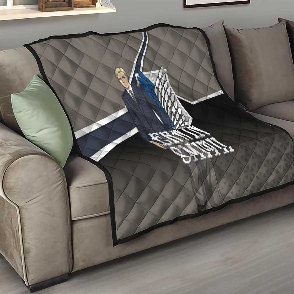 Erwin Smith Attack on Titan Quilt Anime Executive Suit Aesthetic