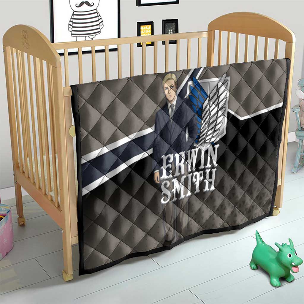Erwin Smith Attack on Titan Quilt Anime Executive Suit Aesthetic