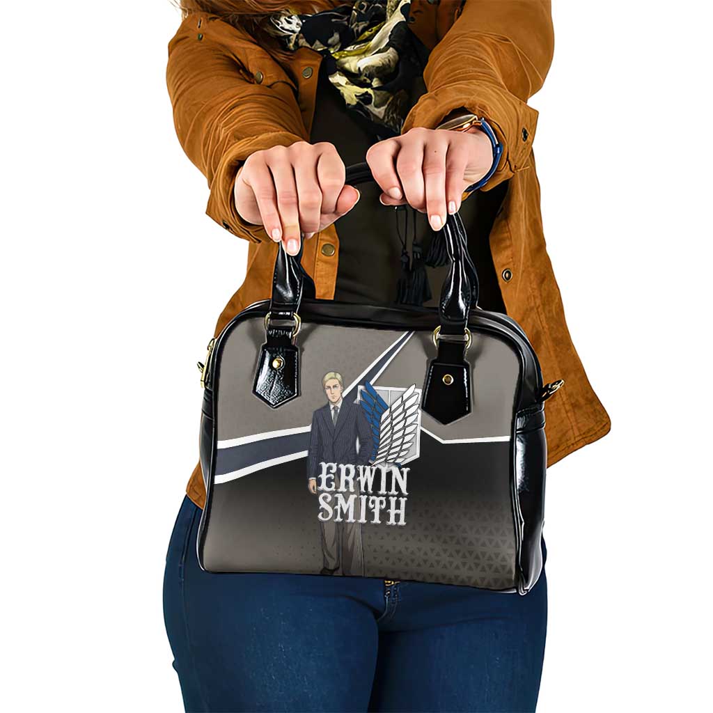 Erwin Smith Attack on Titan Shoulder Handbag Anime Executive Suit Aesthetic
