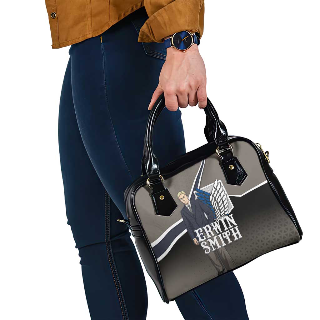 Erwin Smith Attack on Titan Shoulder Handbag Anime Executive Suit Aesthetic