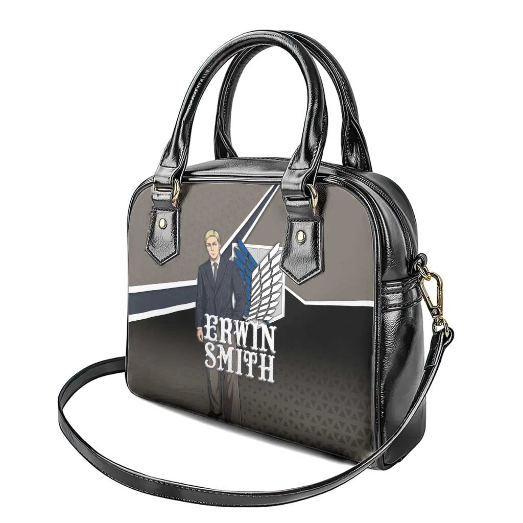 Erwin Smith Attack on Titan Shoulder Handbag Anime Executive Suit Aesthetic