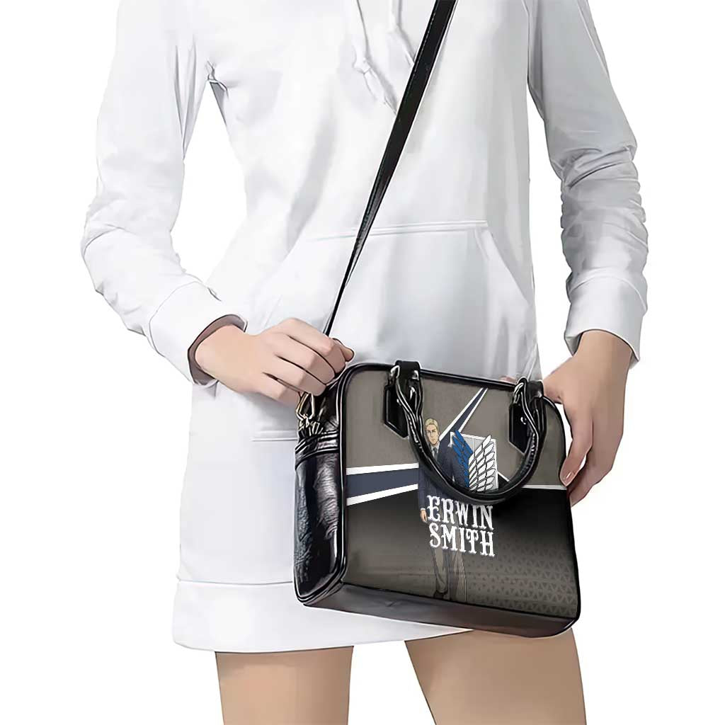 Erwin Smith Attack on Titan Shoulder Handbag Anime Executive Suit Aesthetic