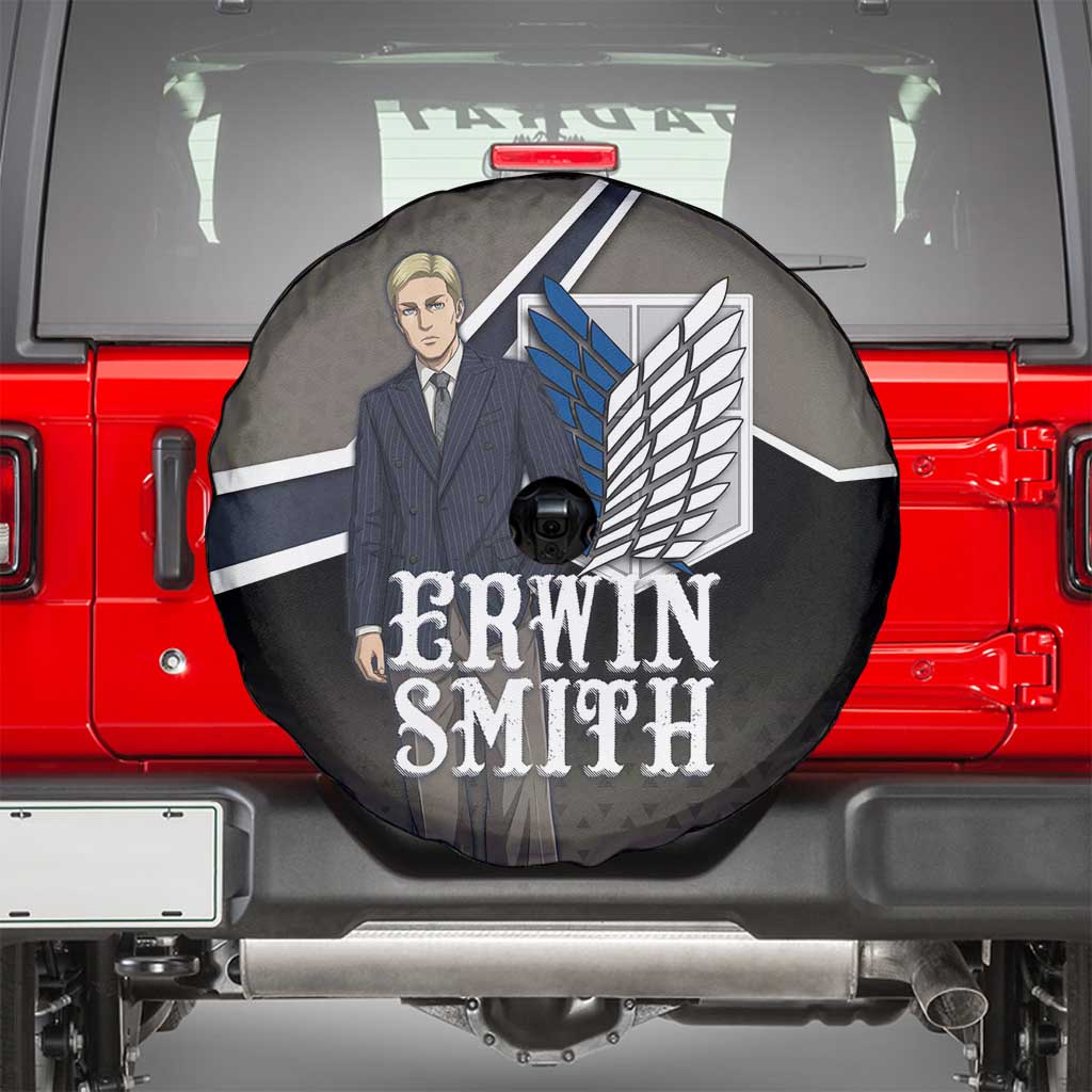 Erwin Smith Attack on Titan Spare Tire Cover Anime Executive Suit Aesthetic