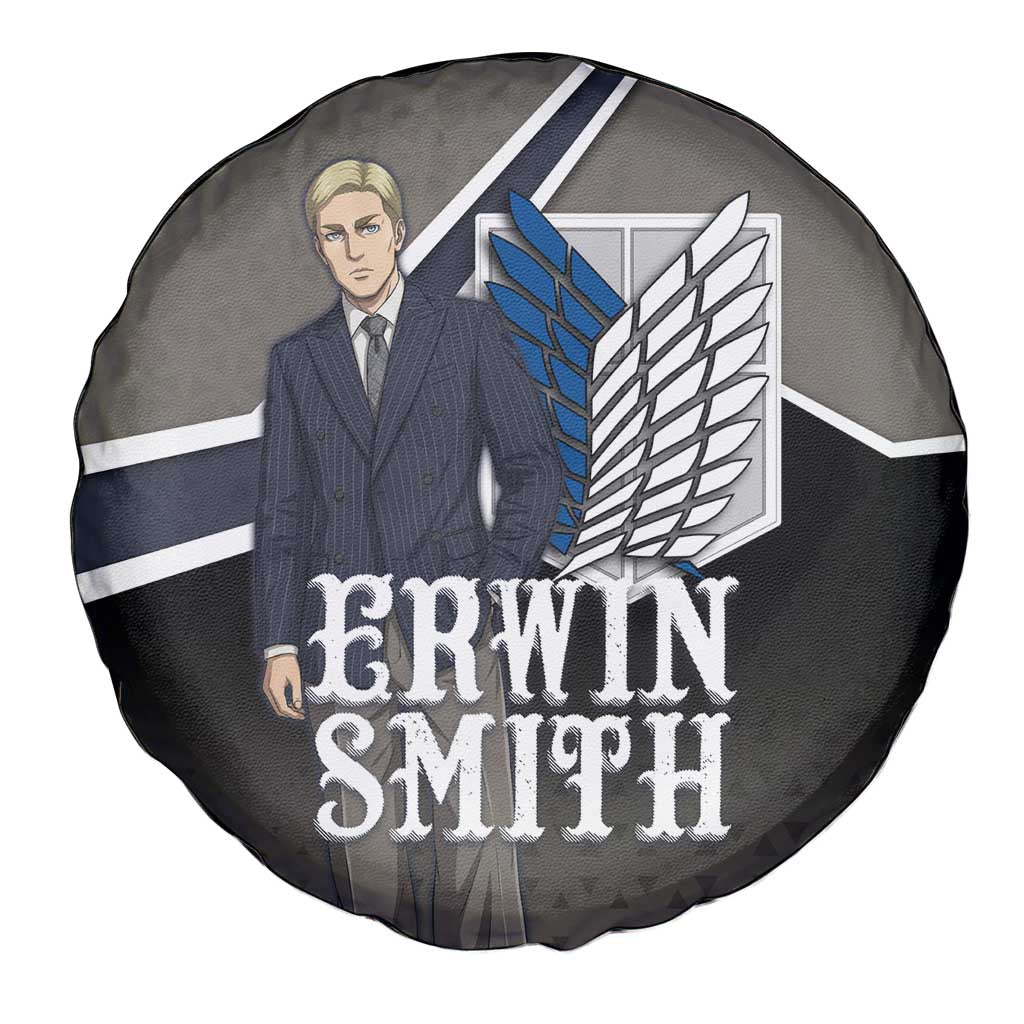 Erwin Smith Attack on Titan Spare Tire Cover Anime Executive Suit Aesthetic