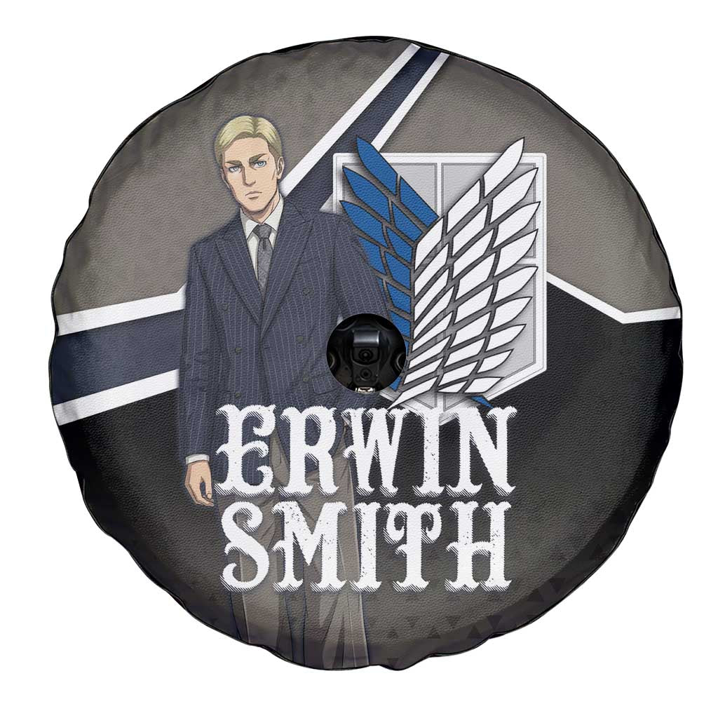 Erwin Smith Attack on Titan Spare Tire Cover Anime Executive Suit Aesthetic