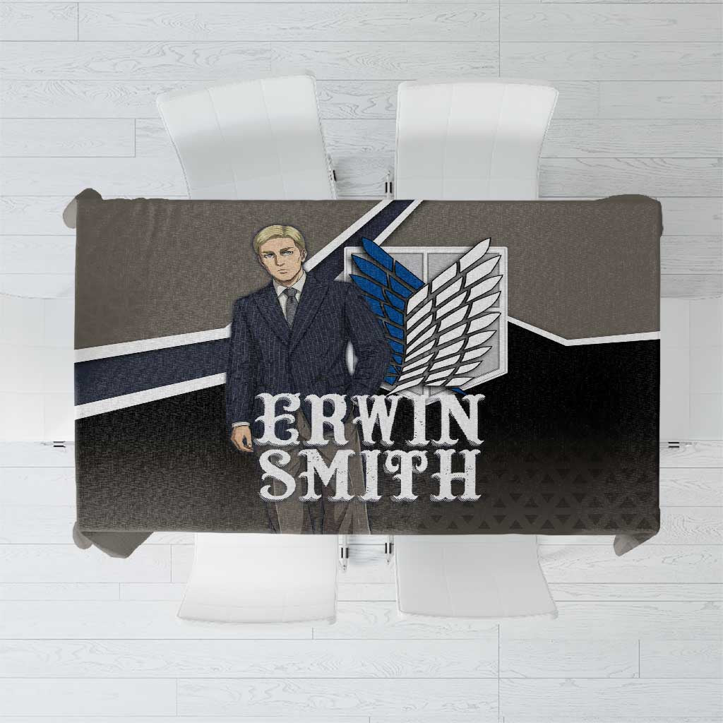 Erwin Smith Attack on Titan Tablecloth Anime Executive Suit Aesthetic