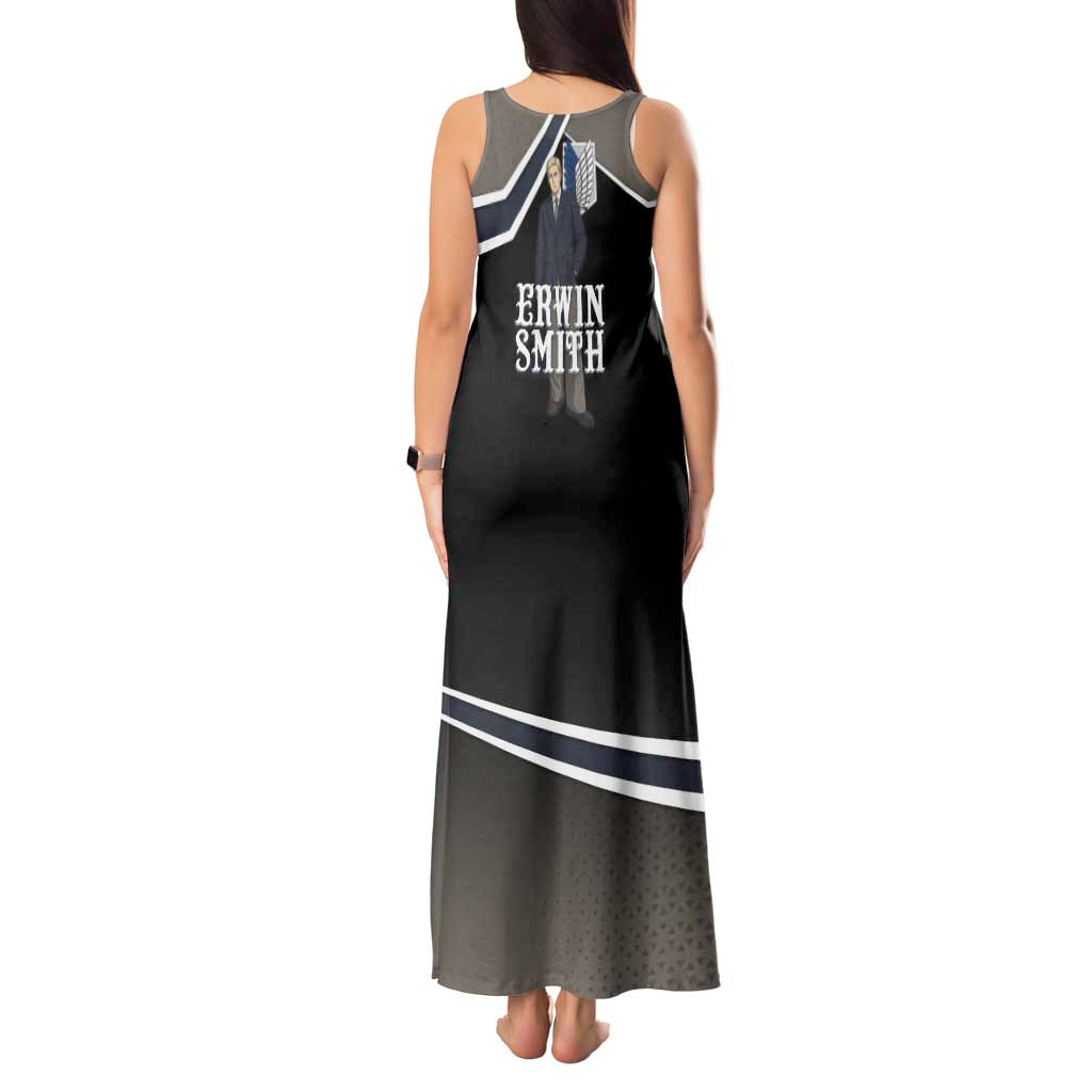 Erwin Smith Attack on Titan Tank Maxi Dress Anime Executive Suit Aesthetic