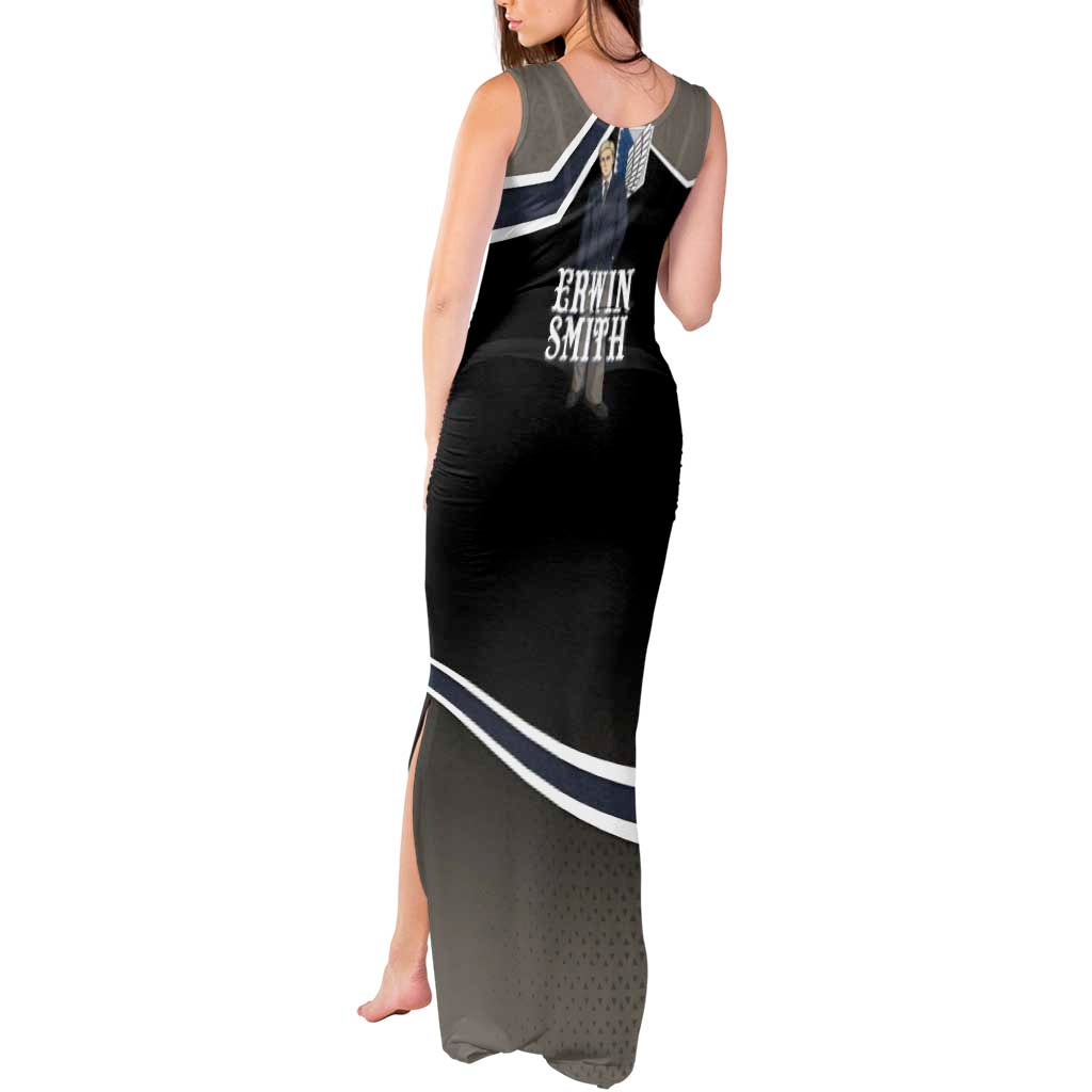 Erwin Smith Attack on Titan Tank Maxi Dress Anime Executive Suit Aesthetic