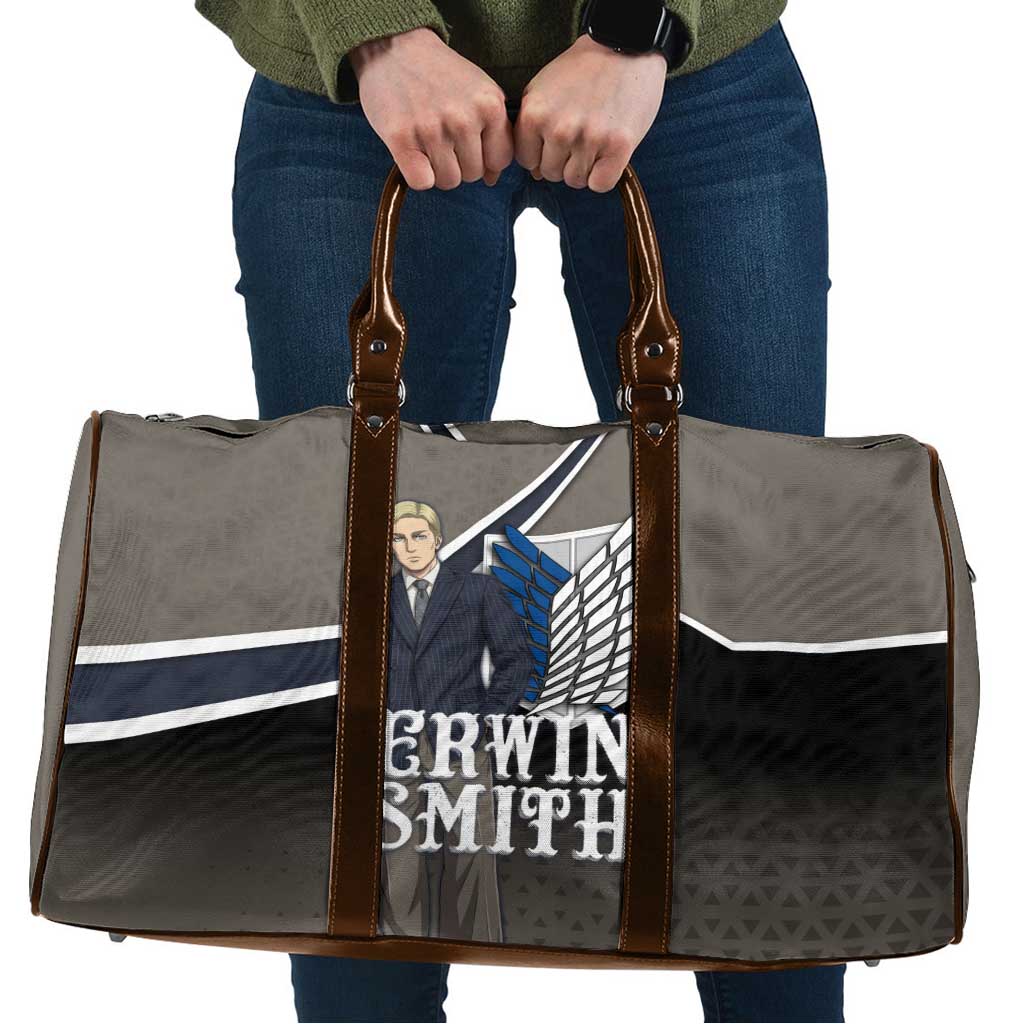 Erwin Smith Attack on Titan Travel Bag Anime Executive Suit Aesthetic