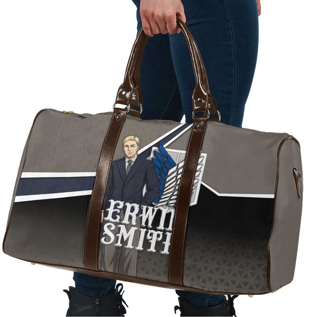 Erwin Smith Attack on Titan Travel Bag Anime Executive Suit Aesthetic