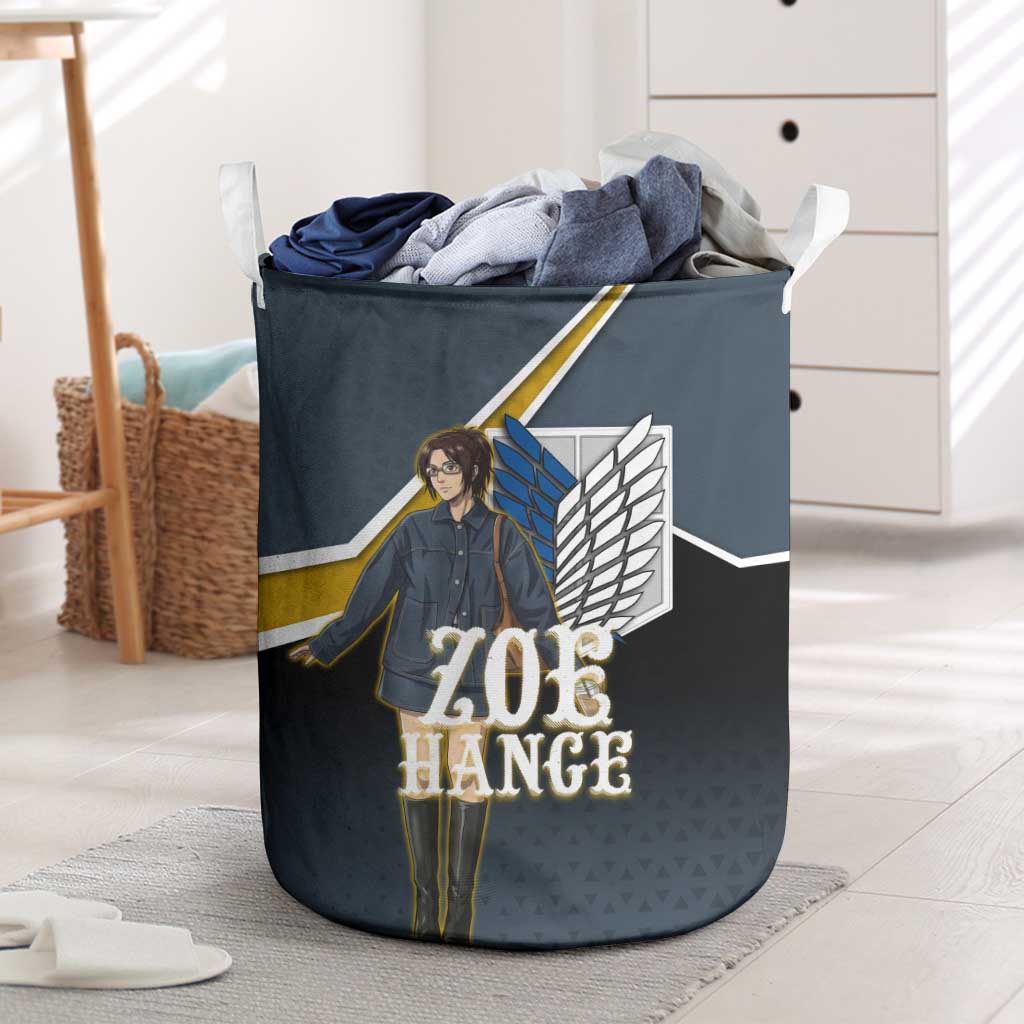 Zoe Hange Attack on Titan Laundry Basket Anime Urban Chic Illustration