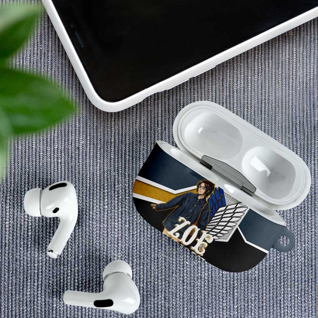 Zoe Hange Attack on Titan AirPods Case Anime Urban Chic Illustration