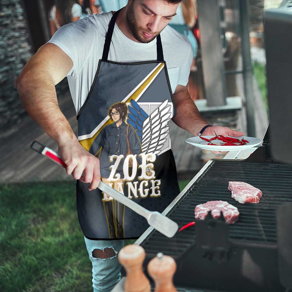 Zoe Hange Attack on Titan Apron Anime Urban Chic Illustration