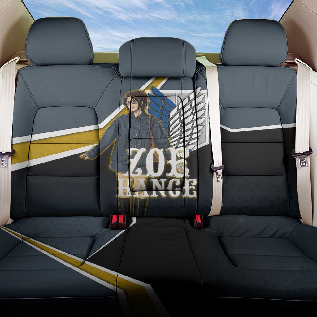 Zoe Hange Attack on Titan Back Car Seat Cover Anime Urban Chic Illustration