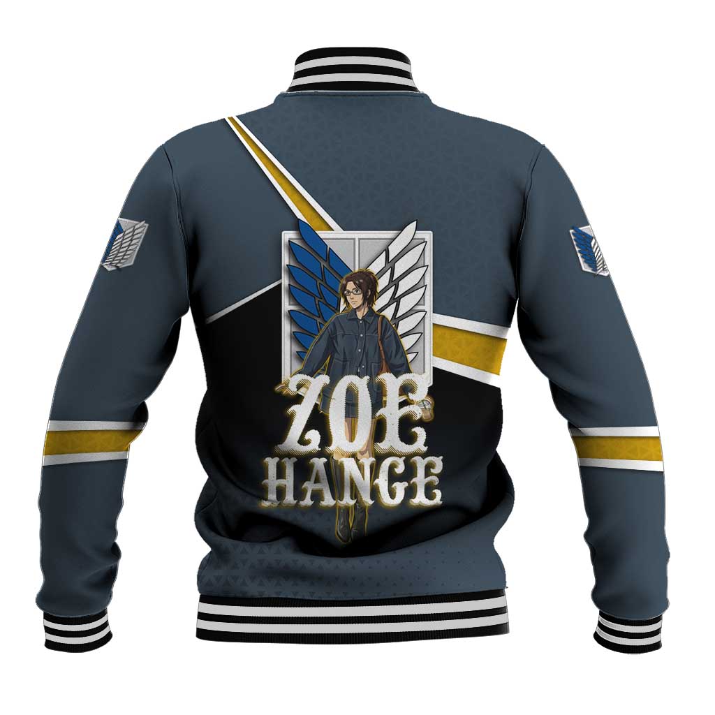 Zoe Hange Attack on Titan Baseball Jacket Anime Urban Chic Illustration