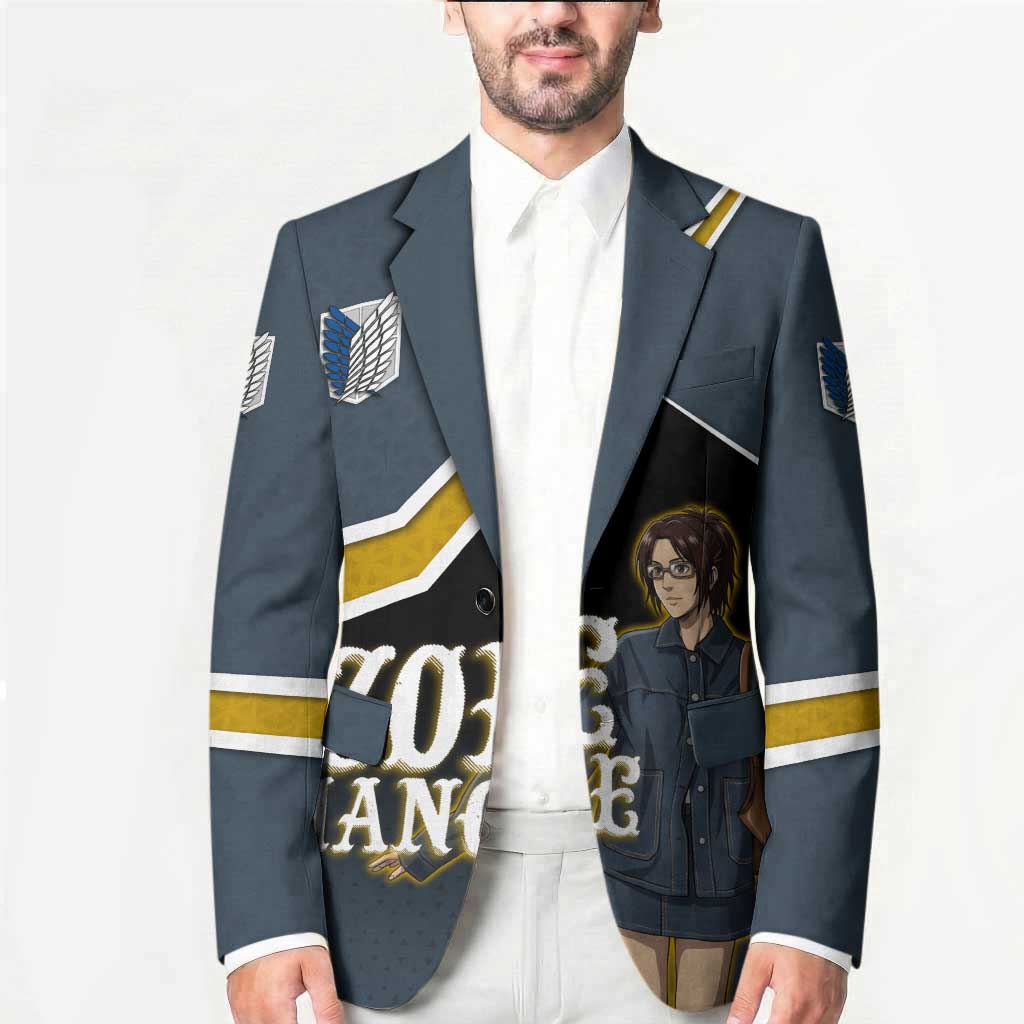 Zoe Hange Attack on Titan Blazer Anime Urban Chic Illustration