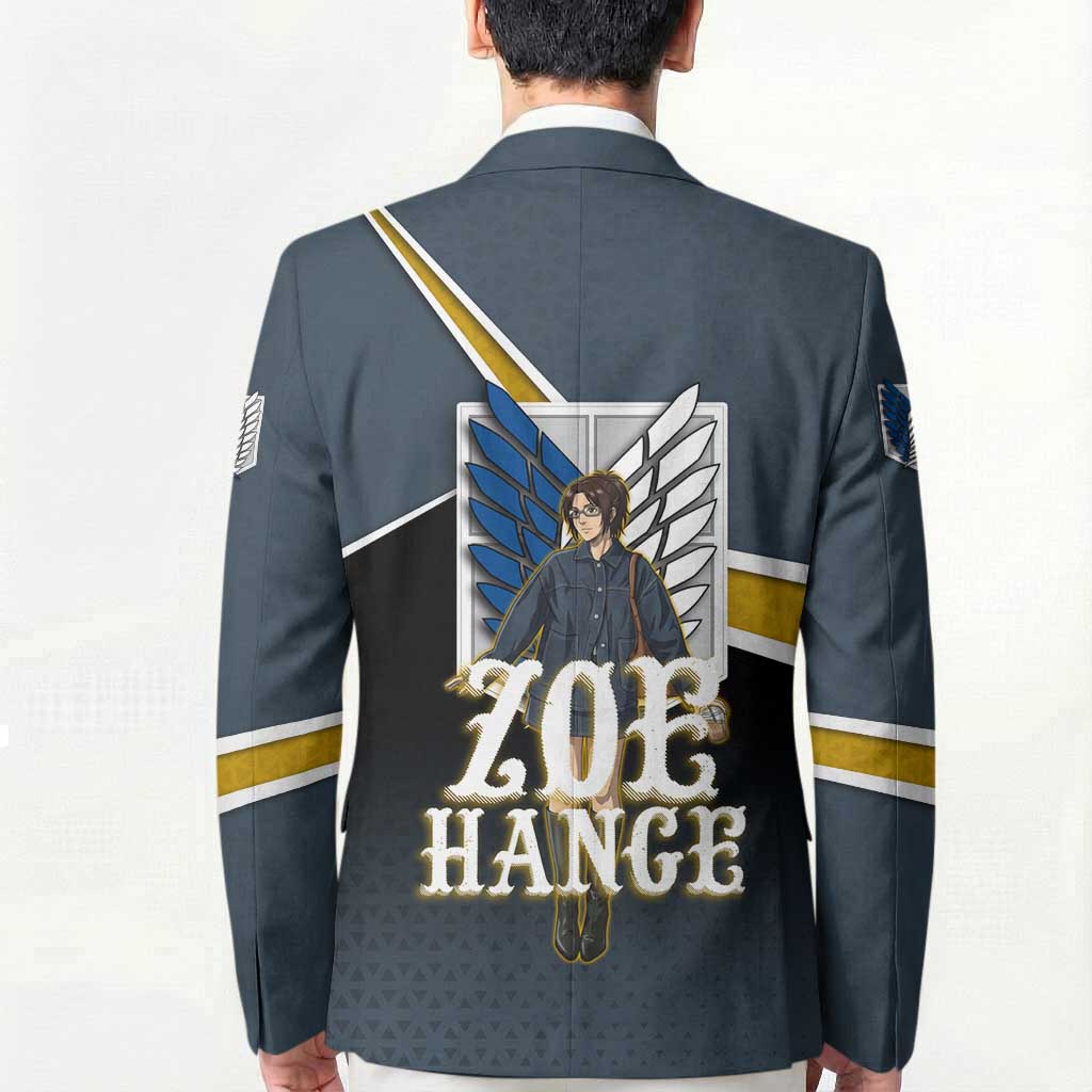 Zoe Hange Attack on Titan Blazer Anime Urban Chic Illustration