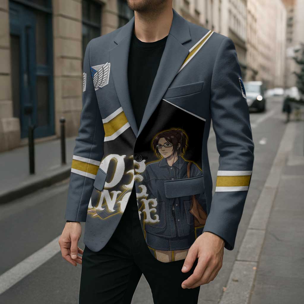 Zoe Hange Attack on Titan Blazer Anime Urban Chic Illustration