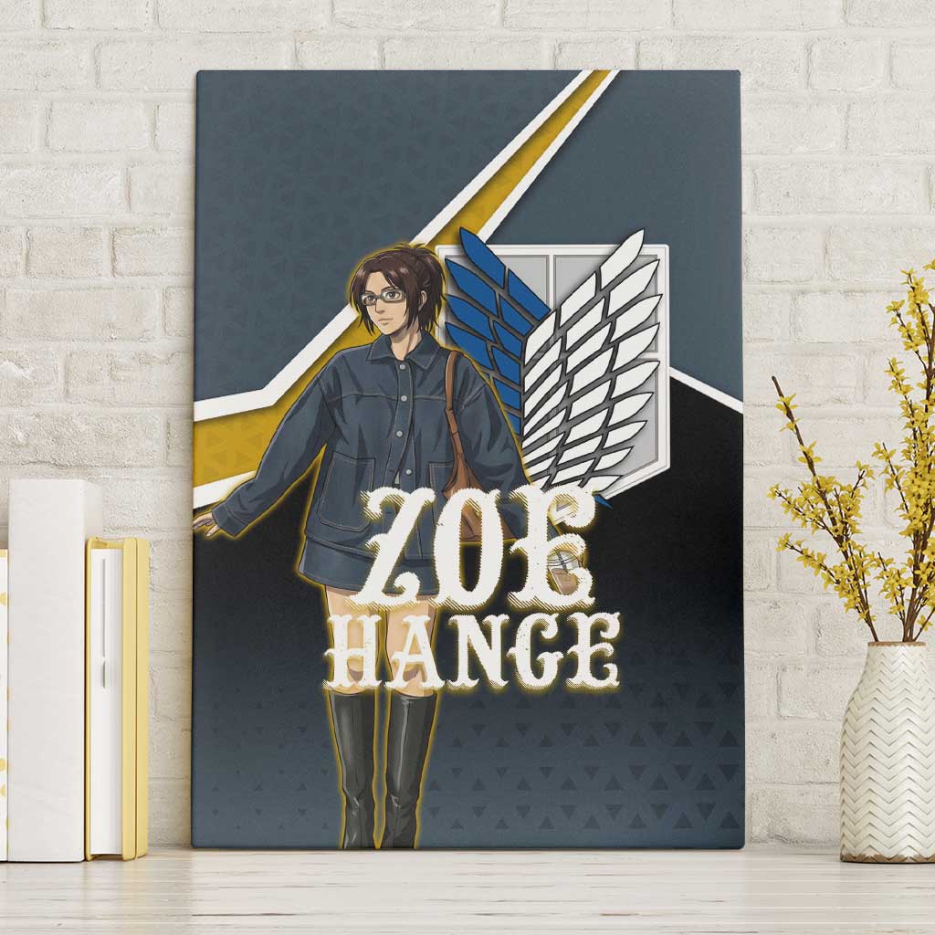 Zoe Hange Attack on Titan Canvas Wall Art Anime Urban Chic Illustration