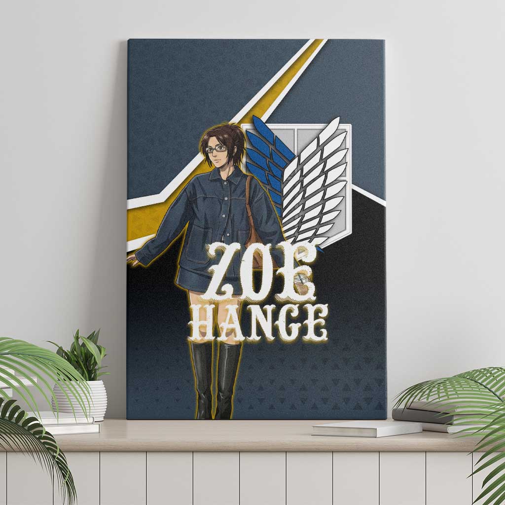 Zoe Hange Attack on Titan Canvas Wall Art Anime Urban Chic Illustration
