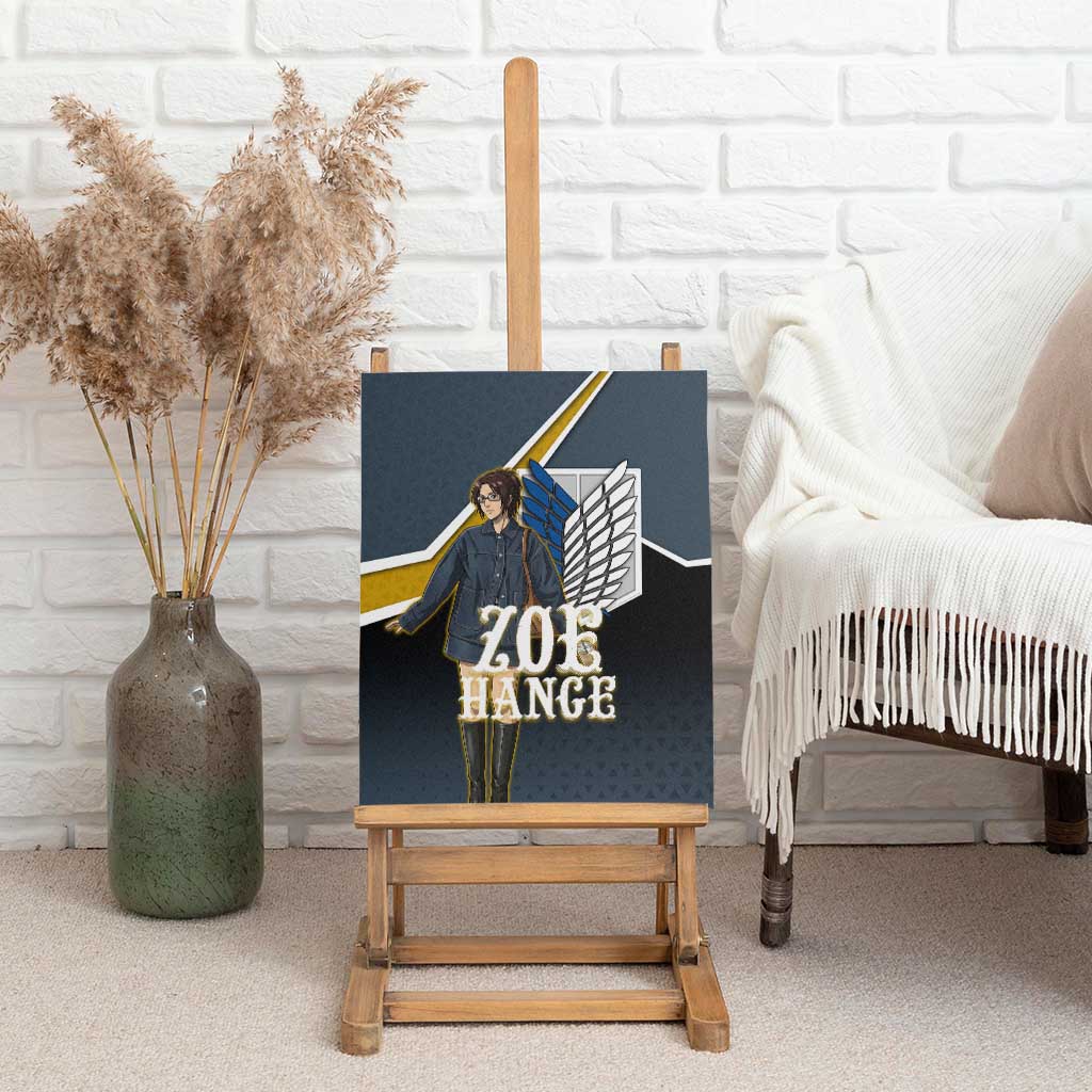 Zoe Hange Attack on Titan Canvas Wall Art Anime Urban Chic Illustration