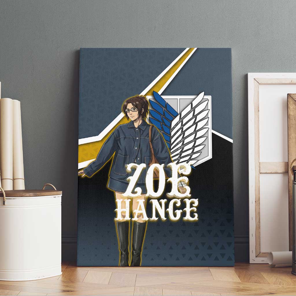 Zoe Hange Attack on Titan Canvas Wall Art Anime Urban Chic Illustration