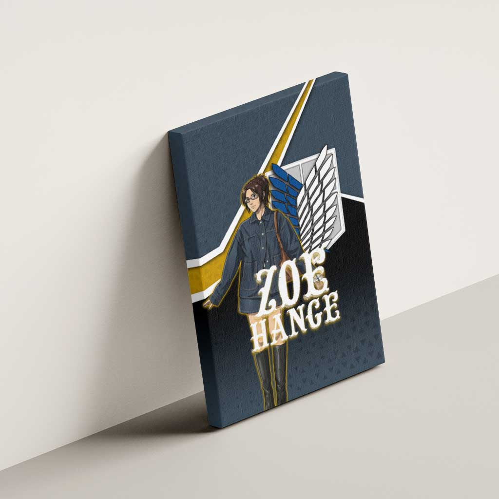 Zoe Hange Attack on Titan Canvas Wall Art Anime Urban Chic Illustration