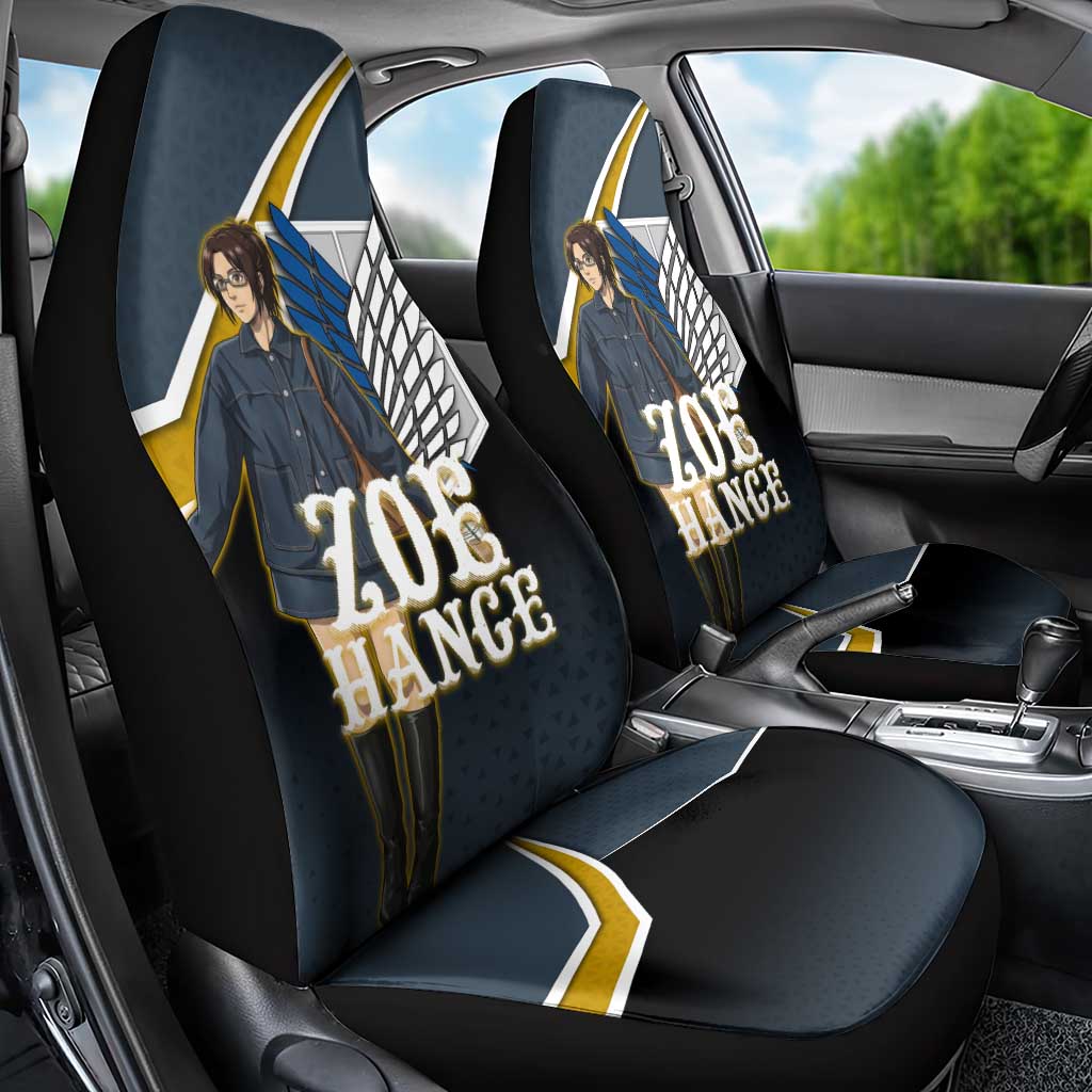 Zoe Hange Attack on Titan Car Seat Cover Anime Urban Chic Illustration