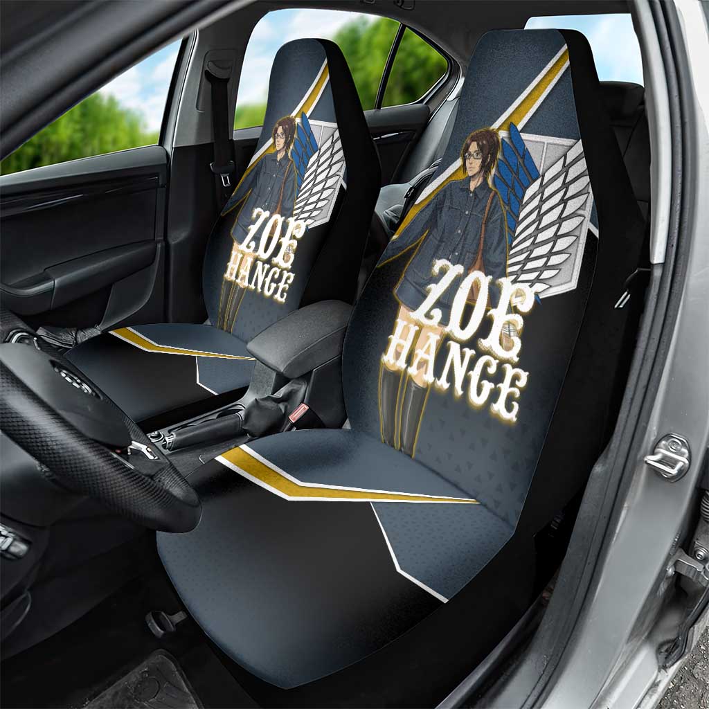 Zoe Hange Attack on Titan Car Seat Cover Anime Urban Chic Illustration