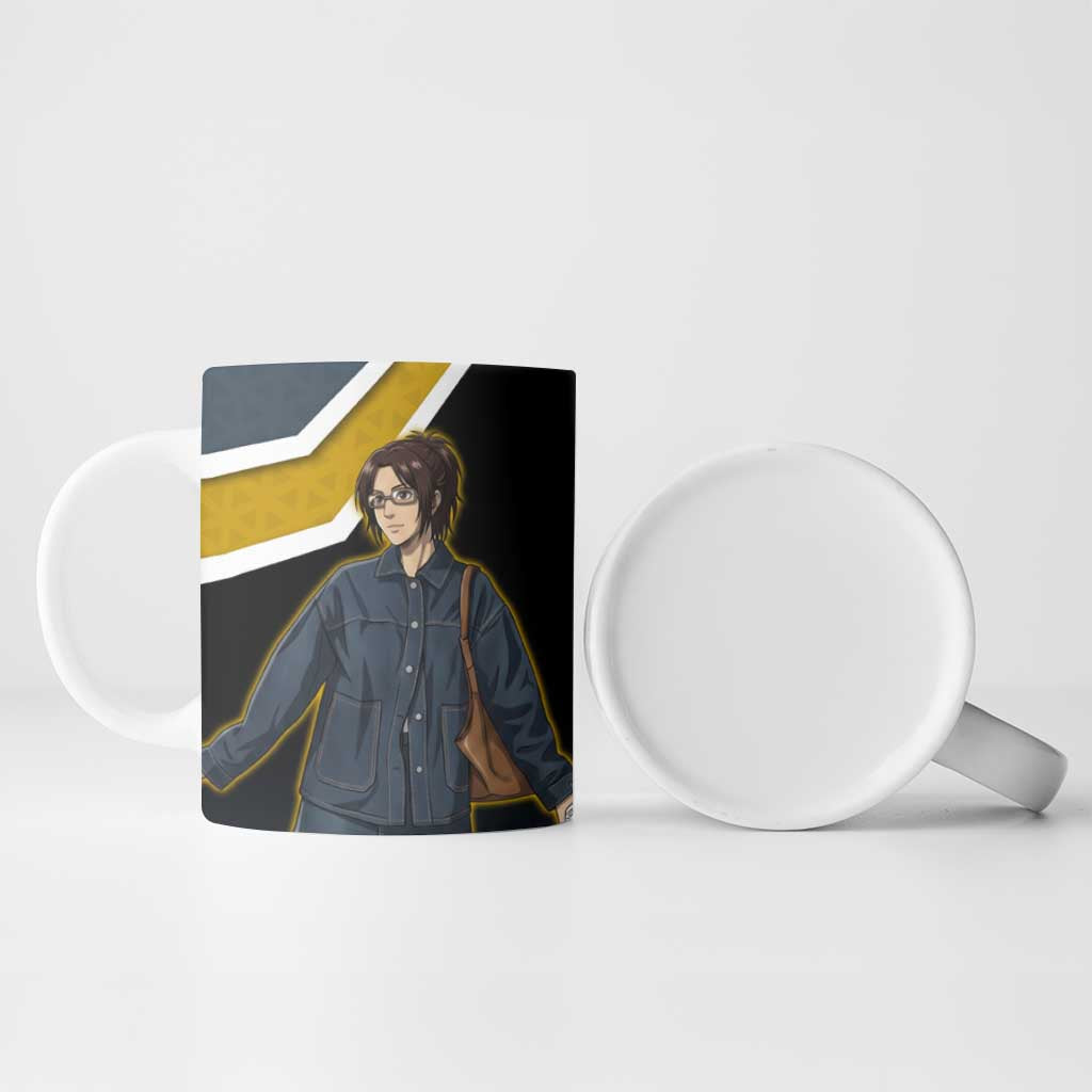 Zoe Hange Attack on Titan Ceramic Mug Anime Urban Chic Illustration